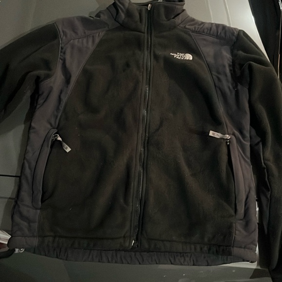 Women’s North Face Full Zip Fleece Jacket - Size Medium (Black) - Picture 1 of 4